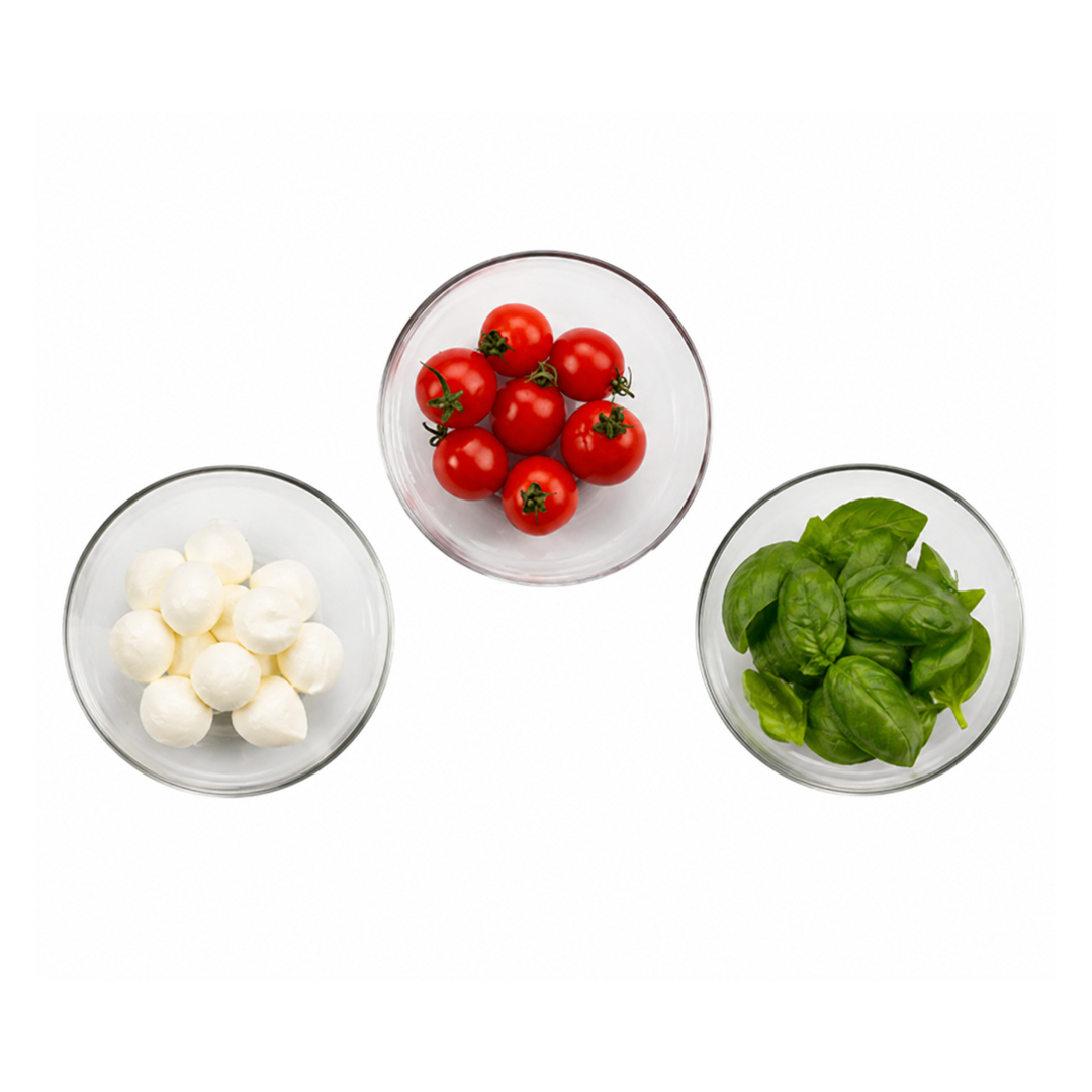 Tomates avec mozzarelline