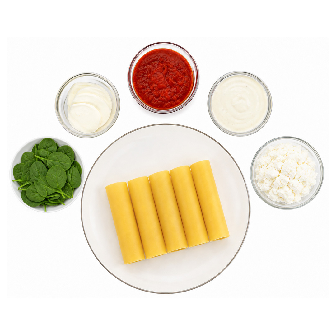 Cannelloni farcis à la ricotta et aux épinards